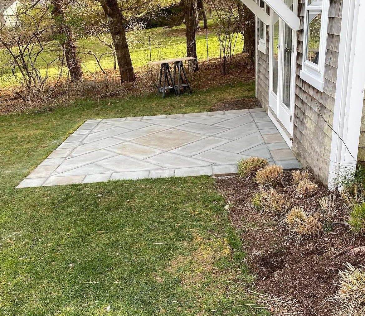 Bluestone patio