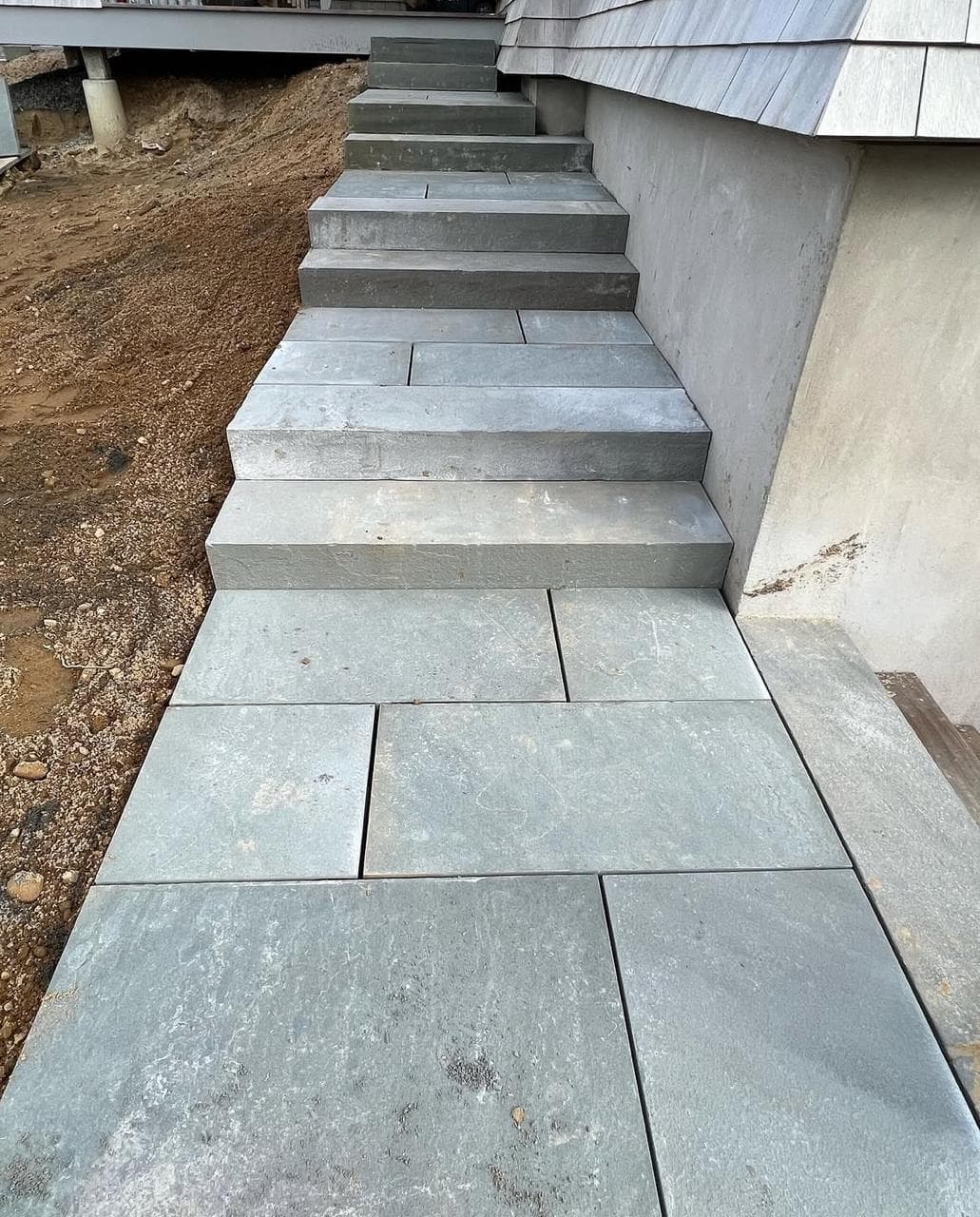 Bluestone steps & landing